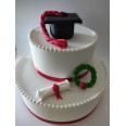 Kit Decorazione Per Torta Tema Laurea Larghezza 4cm Non Commestibile In Pasta Di Zucchero 2