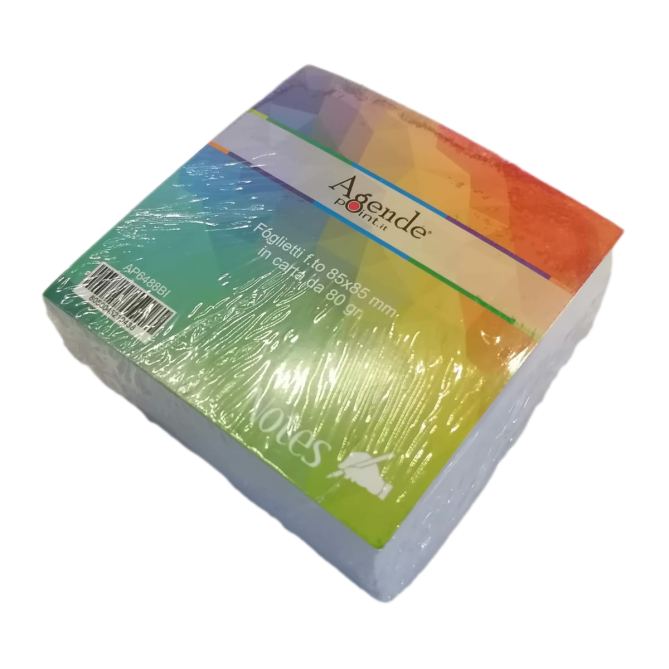 Cubo Carta Per Appunti 8,5x8,5 450 Fogli Carta Bianca Per Ricambio Cubo 1