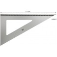 Squadra In Alluminio Professionale Con Smusso 60 Gradi 35 cm 1