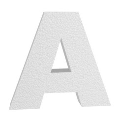 Lettera 3d In Polistirolo 45cm 4cm Spessore Lettera 1
