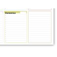 Planning Settimanale Senza Data, 30x42cm A3, 55 Fogli, Spiralato Carta 90 Gr Ottagono 2