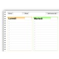 Planning Settimanale Senza Data, 30x42cm A3, 55 Fogli, Spiralato Carta 90 Gr Ottagono 3