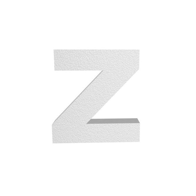 Lettera 3D in Polistirolo 15cm Altezza 4cm Spessore per Decorazioni Insegne E Scritte 26