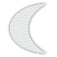 Simbolo Luna In Polistirolo Bianco 1