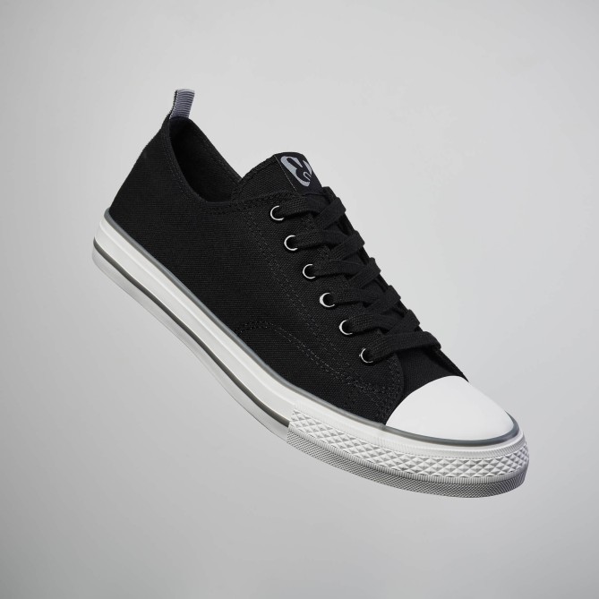 Roly Biles Nero Sneakers In Tela 3