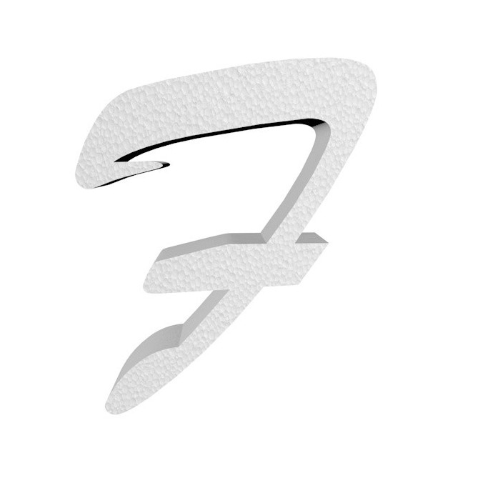 Lettera In 3d Sidney In Polistirolo Spessore 4cm Altezza 20cm 6