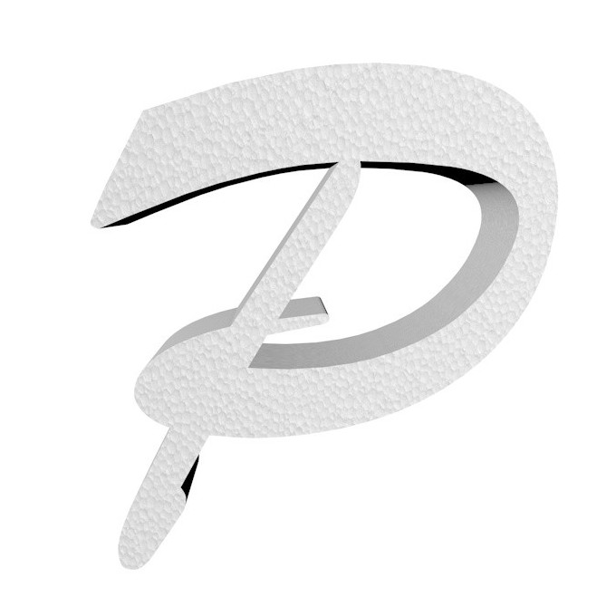 Lettera In 3d Sidney In Polistirolo Spessore 4cm Altezza 40cm 16