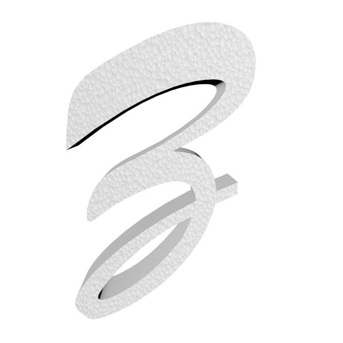 Lettera In 3d Sidney In Polistirolo Spessore 4cm Altezza 40cm 26