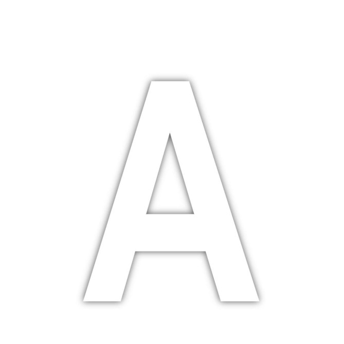 5 Pezzi Tra Numeri Lettere E Simboli H 7,5cm Adesivi In Plastica Ottimo Per Esterno 1
