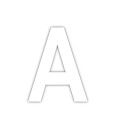 5 Pezzi Tra Numeri Lettere E Simboli H 15cm Adesivi In Plastica Ottimo Per Esterno 1