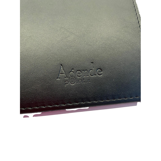 Tavola Porta Comande In Ecopelle Fashion Con Morsette Lucido 24x12 Nero 2
