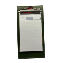 Tavola Porta Comande In Ecopelle Fashion Con Morsette Lucido 24x12 Verde 3 2