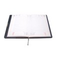 Agenda giornaliera 2026 similpelle chiusura fibbia 15x21cm A5 porta penna 4
