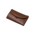 Set Manicure Da Borsa 6 Pezzi In Borsellino Ecopelle Marrone 2