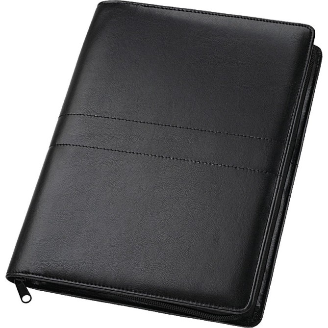 Agenda Settimanale Borsello 2026, con Chiusura Zip, Similpelle nera, 17x24 cm, Copertina Morbida, Pianificazione Professionale 2