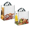 Borsa Shopping In Plastica Spesa 50 Pz Con Bottone A Chiusura ,doppio Manico 43x45x24 2