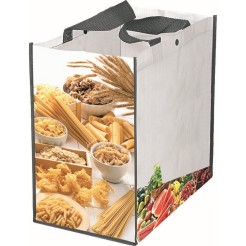 Borsa Shopping In Plastica Pasta 50 Pz Con Bottone A Chiusura ,doppio Manico 43x45x24 2 2