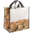 Borsa Shopping In Plastica Pane 50 Pz Con Bottone A Chiusura ,doppio Manico 43x45x24 2
