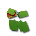 Cartoncini Per Appunti Mini 5,2x7,5 100 Fogli Da 160 Gr In 5 Colori Con Anello Apribile 3