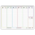 Planning settimanale COLORS spiralato 21x30cm A4 orario 55fogli 1