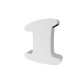 Numero In 3d In Polistirolo Chicago 45cm Altezza 4cm Spessore Per Decorazioni Insegne E Scritte 2