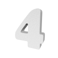 Numero In 3d In Polistirolo Chicago 45cm Altezza 4cm Spessore Per Decorazioni Insegne E Scritte 5