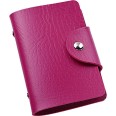 Porta Carte di Credito in Ecopelle con chiusura a Bottone, 12 Tasche, colori vivaci 2
