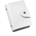 Porta Carte di Credito in Ecopelle con chiusura a Bottone, 12 Tasche, colori vivaci 6