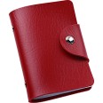 Porta Carte di Credito in Ecopelle con chiusura a Bottone, 12 Tasche, colori vivaci 10