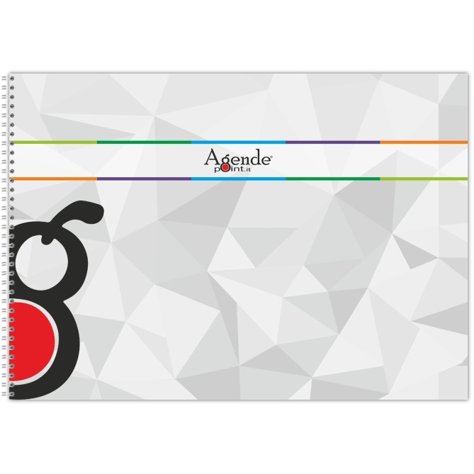 Planning settimanale perpetuo spiralato 30x42cm A3 55fogli planet 1