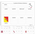 Planning settimanale perpetuo spiralato 30x42cm A3 60fogli 3