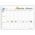 Planning settimanale perpetuo spiralato 30x42cm A3 50fogli school 4
