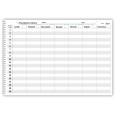 Planning settimanale perpetuo spiralato 30x42cm A3 55fogli 3