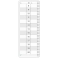 Planning giornaliero perpetuo spiralato 10x30cm orario 15min 120pagine 60fogli 1