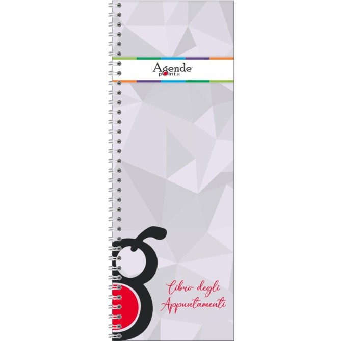 Planning giornaliero perpetuo spiralato 10x30cm orario 15min 120pagine 60fogli 4