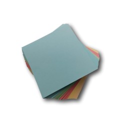 Cubo Carta Per Appunti 7,5x7,5 250 Fogli Carta Multicolor 5 Colori Tenui Da 80 Gr Per Ricambio Cubo 2 2