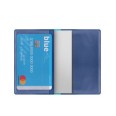 Porta Carte Di Credito E Tessere Magnetiche 3 Tasche 2 Pezzi In Pvc Blu 1