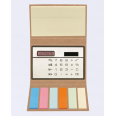 Calcolatrice Carta Di Credito 8 Cifre Solare 8x5 Con Fogli Personalizzati E Segnapagine Adesivi 1