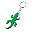 Portachiavi A Forma Geco Verde Apribottiglie In Metallo Con Inserti Con Anello Piatto 1