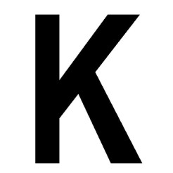 Lettera Adesiva Da 50cm Nera 2 2