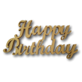 Scritta Happy Birthday In 3d Cake Topper In Polistirene Per Compleanni Ed Aventi 20cm Silver Per Decorazioni Torte 1