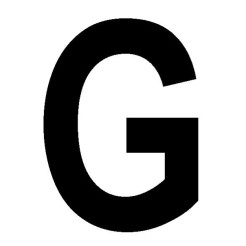 Lettera Adesiva Da 100cm 1 Metro Nera 2 2