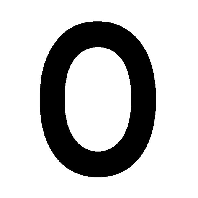 Lettera Adesiva Da 100cm 1 Metro Nera 15