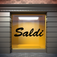Scritta Adesiva Saldi 55x177cm Per Vetrina Auto Negozio Di Alta Qualità 4