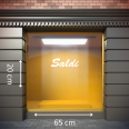 Scritta Adesiva Saldi 20x65cm Per Vetrina Auto Negozio Di Alta Qualità 5