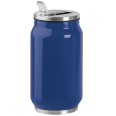 Borraccia In Acciaio A Forma Di Lattina 330 Ml 6x13,5cm Blu Per La Scuola Sport Hobby E Lavoro 1