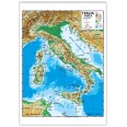 Cartina Italia Geografica A3 Fisica Politica 30x42 Plastificata Lucida Per Uso Scolastico 1
