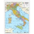 Cartina Italia Geografica A3 Fisica Politica 30x42 Plastificata Lucida Per Uso Scolastico 2
