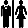 Simbolo Per Bagni Toilet Adesivo Smoking 10cm Uomo Donna 4