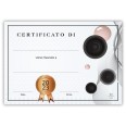 Certificato Stampato Generico A4 21x30 Grigio Con Data 2023 1